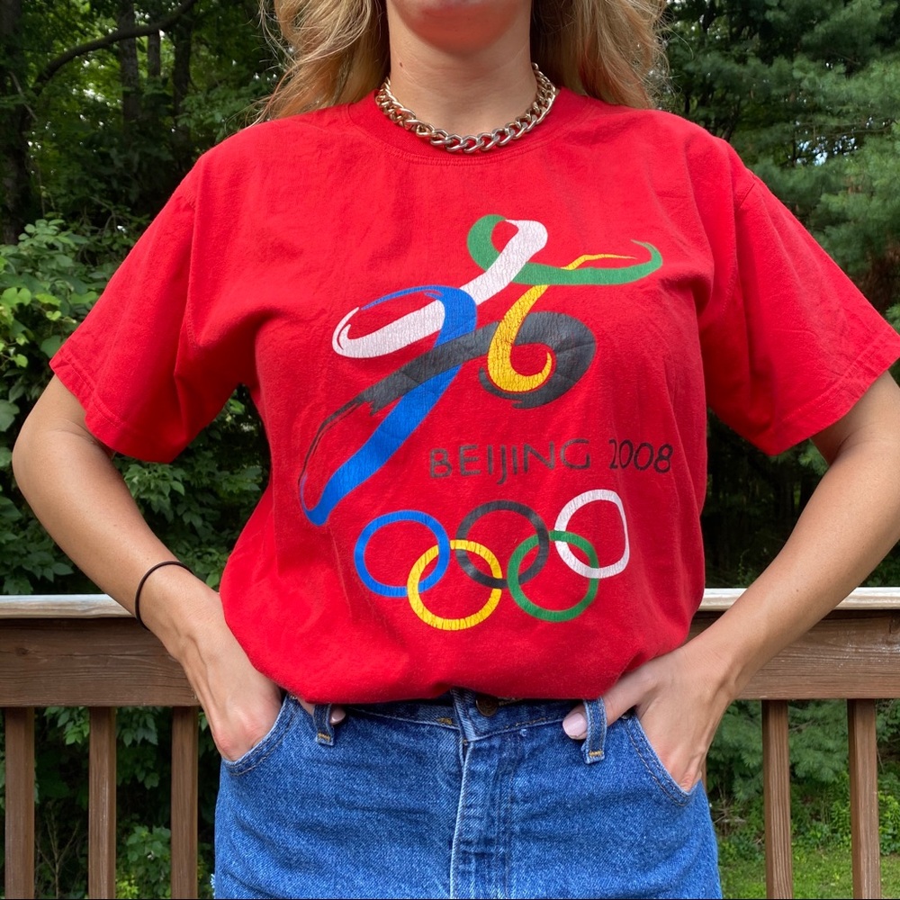 Vintage Olympics Beijing 2008 Graphic Tee